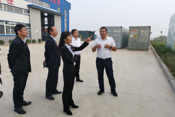 陜西航天建設集團有限公司總經理、黨委副書記謝明娟率隊赴遼寧一諾環保產業集團開展考察調研工作
