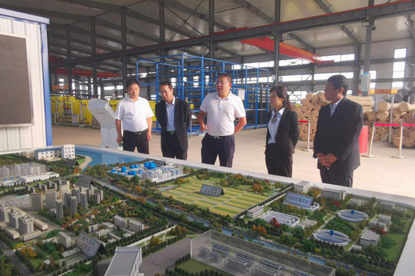 陜西航天建設集團有限公司總經理、黨委副書記謝明娟率隊赴遼寧一諾環保產業集團開展考察調研工作